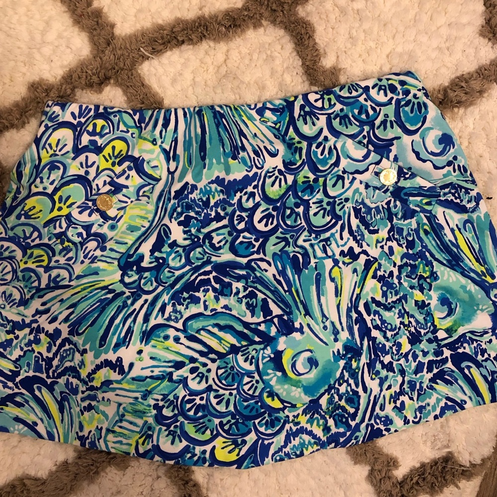 Skort—has stretchy shorts on the inside